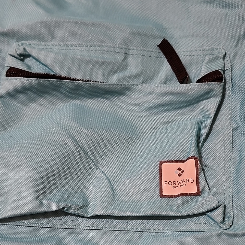 Teal Blue Backpack From FORWARD - Picture 3 of 7